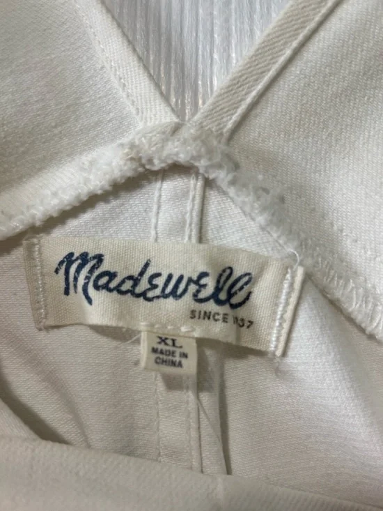 Madewell White Women's Denim Overalls - Picture 8 of 9